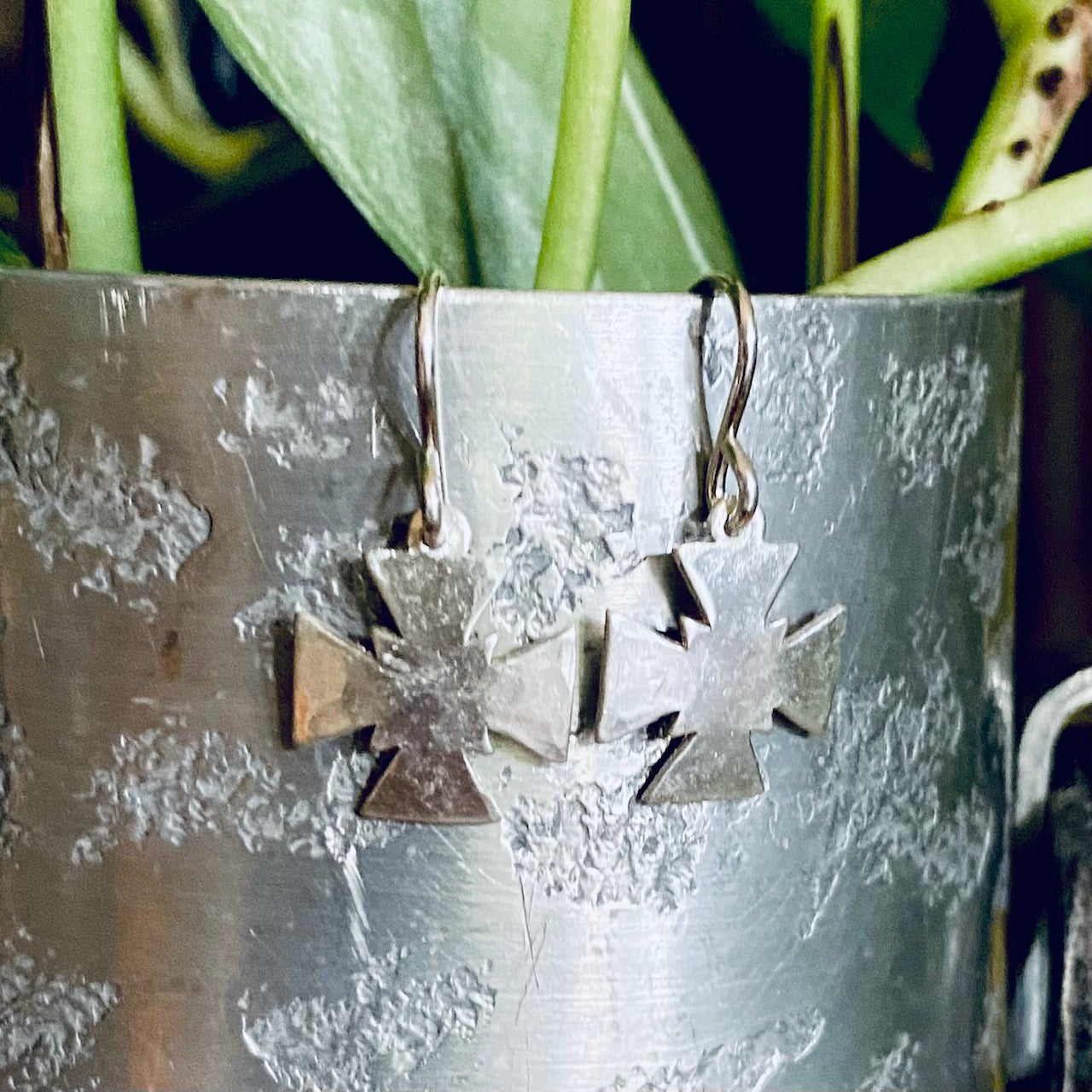 Cross of Light Earrings