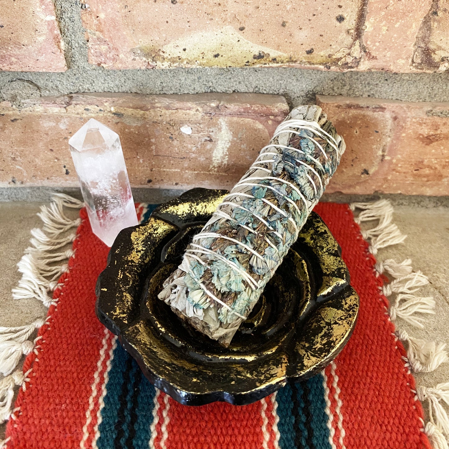 Rose Smudge dish