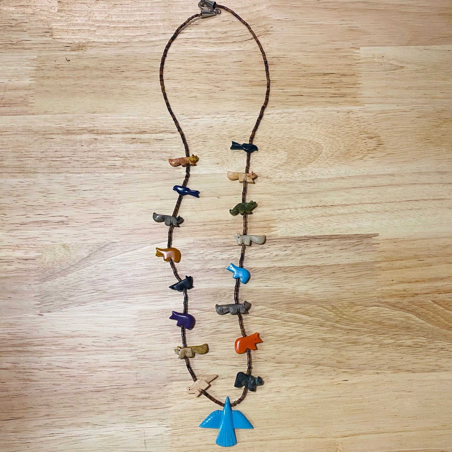 Vintage Zuni Fetish Necklace